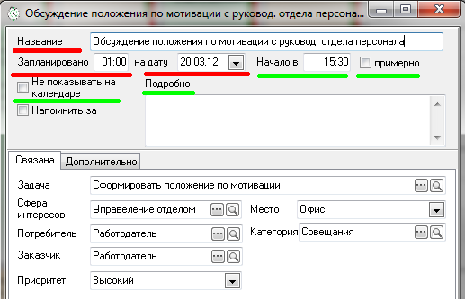 Планирование времени